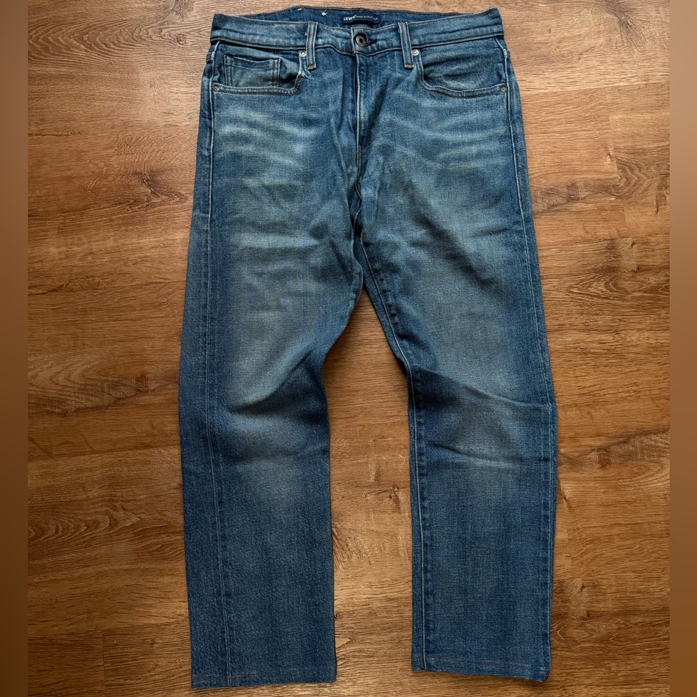 Levi’s made and crafted 502 Men's Blue Classic Straight taper Jeans